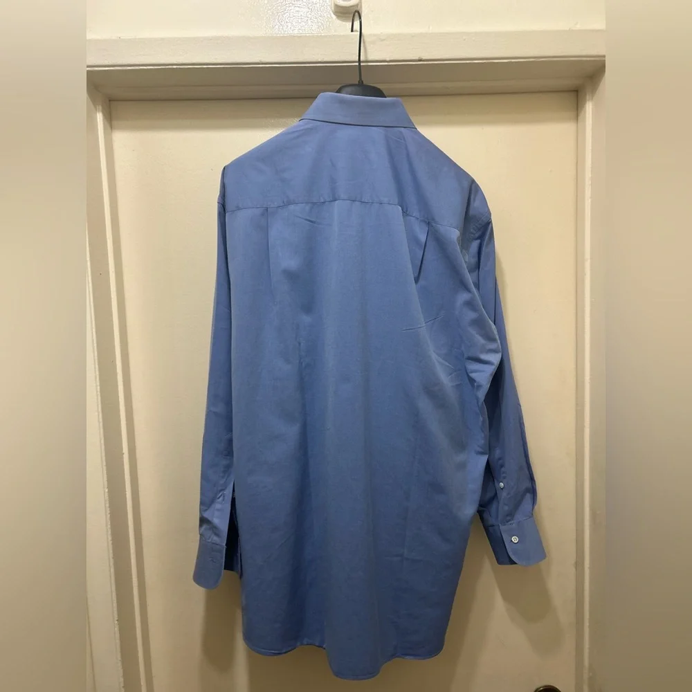 Ermenegildo Zegna French Blue Dress Shirt Men’s 16 41 Neiman Marcus Business - Picture 2 of 13